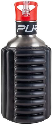 Pure2Improve Yoga Bottle with Foam - Black - Red, Black - Red